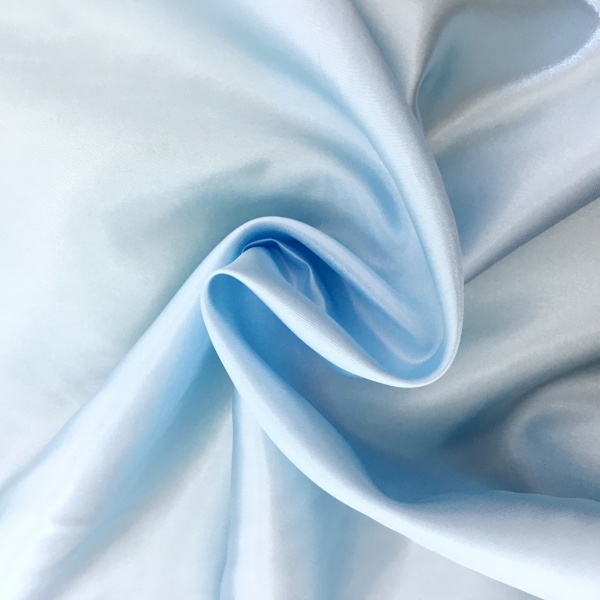 Polyester Satin - Sky Blue